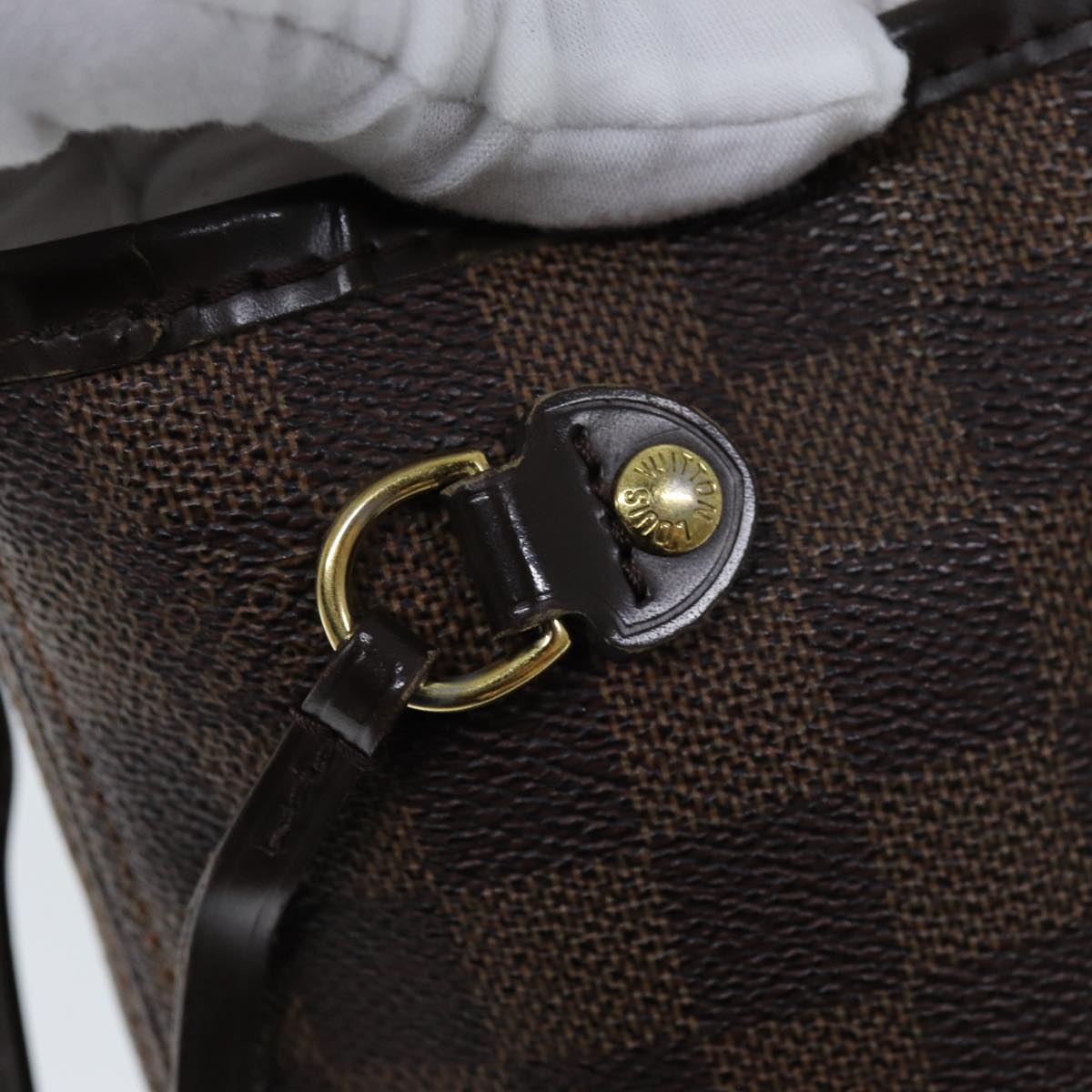 LOUIS VUITTON Damier Ebene Neverfull PM Tote Bag N51109 LV bs14661