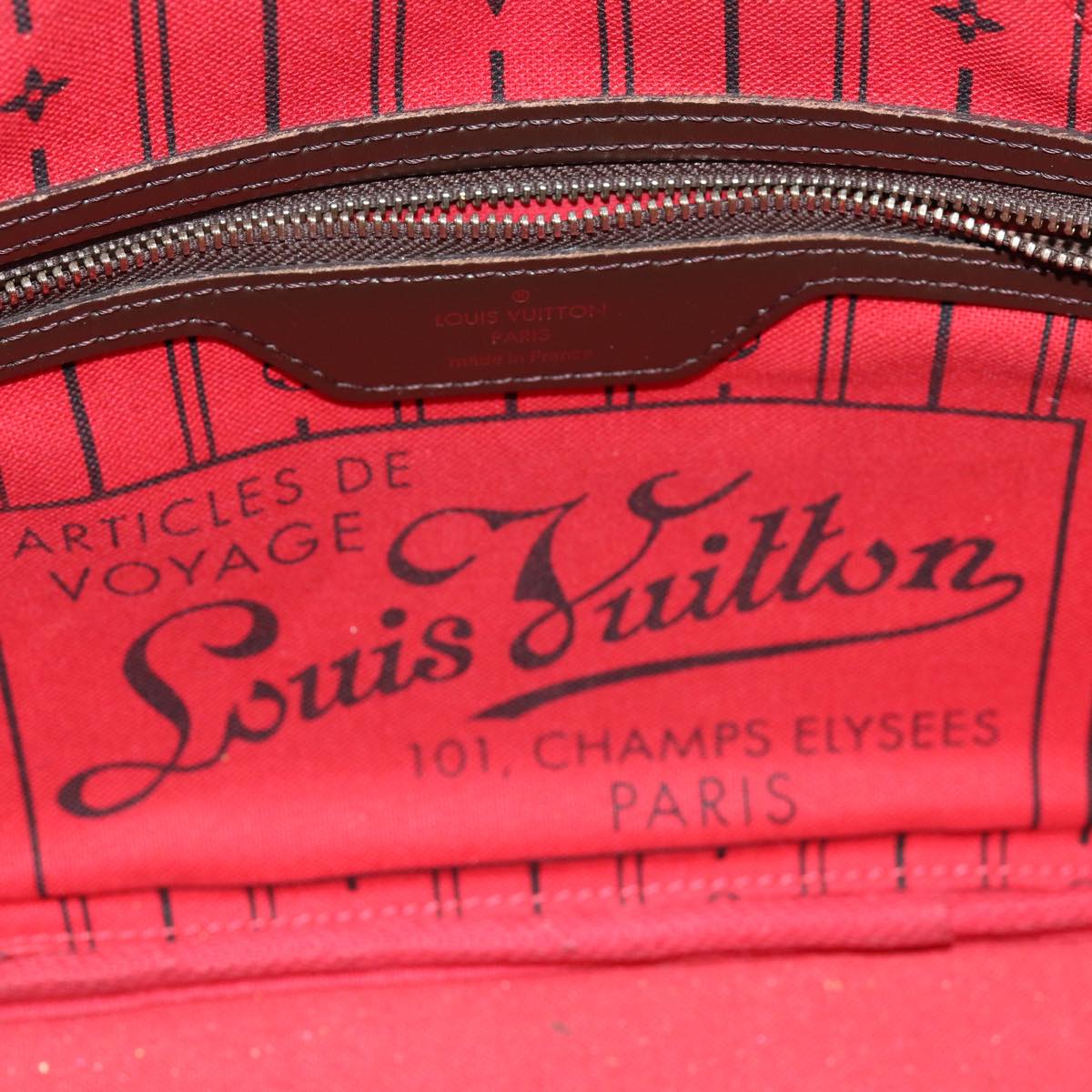 LOUIS VUITTON Damier Ebene Neverfull PM Tote Bag N51109 LV bs14661