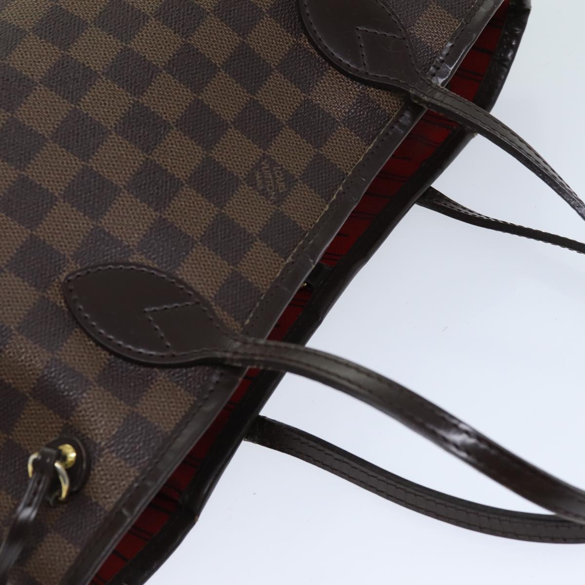 LOUIS VUITTON Damier Ebene Neverfull PM Tote Bag N51109 LV bs14661