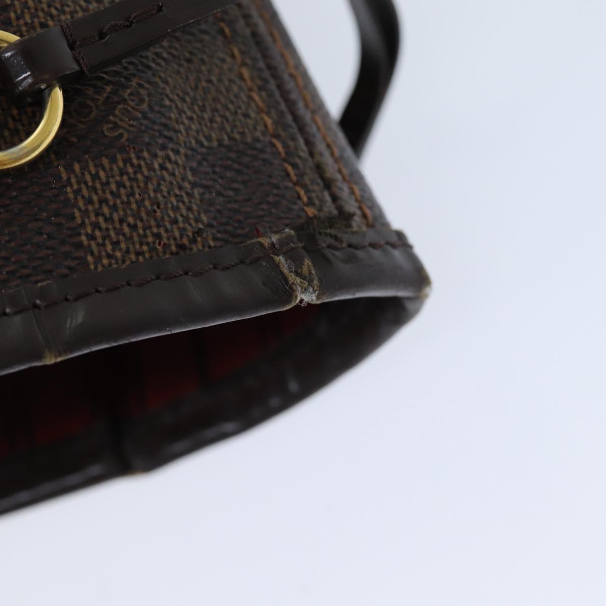 LOUIS VUITTON Damier Ebene Neverfull PM Tote Bag N51109 LV bs14661