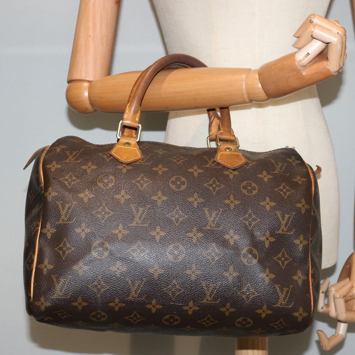 LOUIS VUITTON Monogram Speedy 30 Hand Bag M41526 LV bs14665