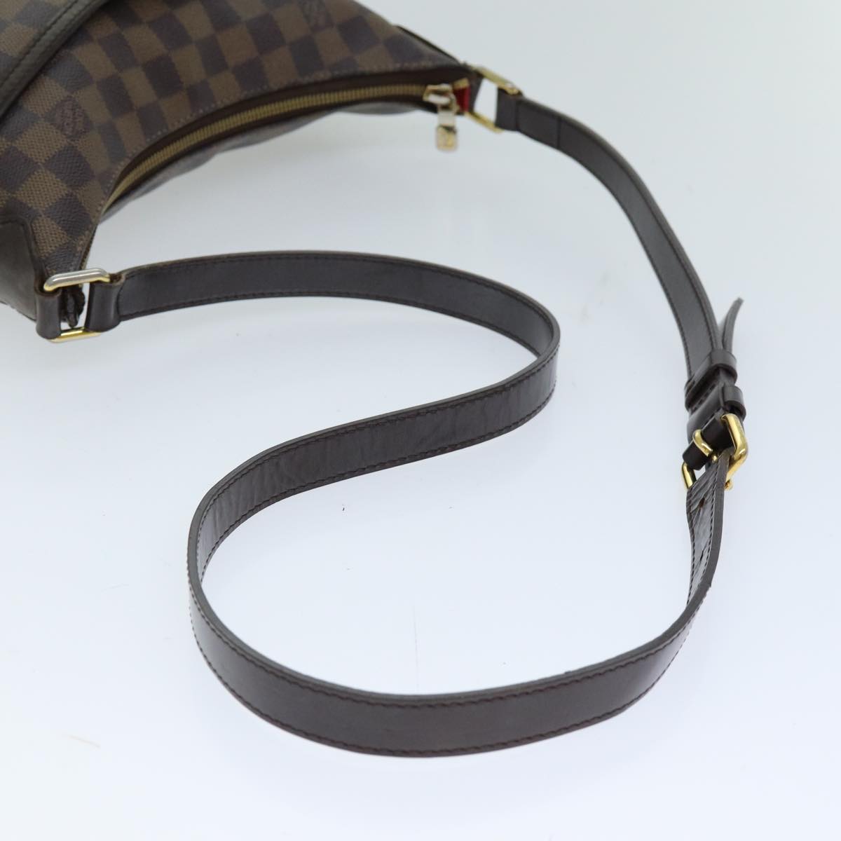 LOUIS VUITTON Damier Ebene Bloomsbury PM Shoulder Bag N42251 LV bs14668