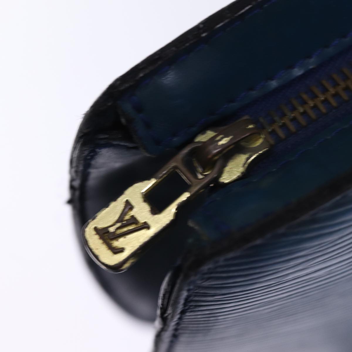 LOUIS VUITTON Epi Saint Jacques Shopping Shoulder Bag Blue M52275 bs14673