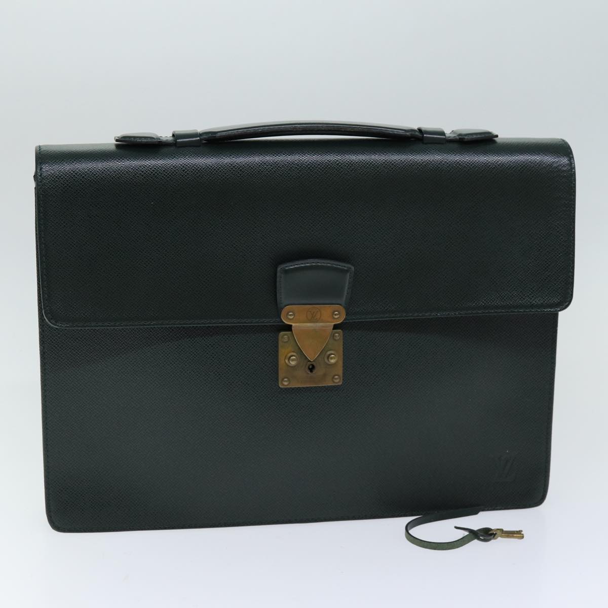 LOUIS VUITTON Taiga Serviette Kourad Business Bag Epicea M30074 LV bs14674