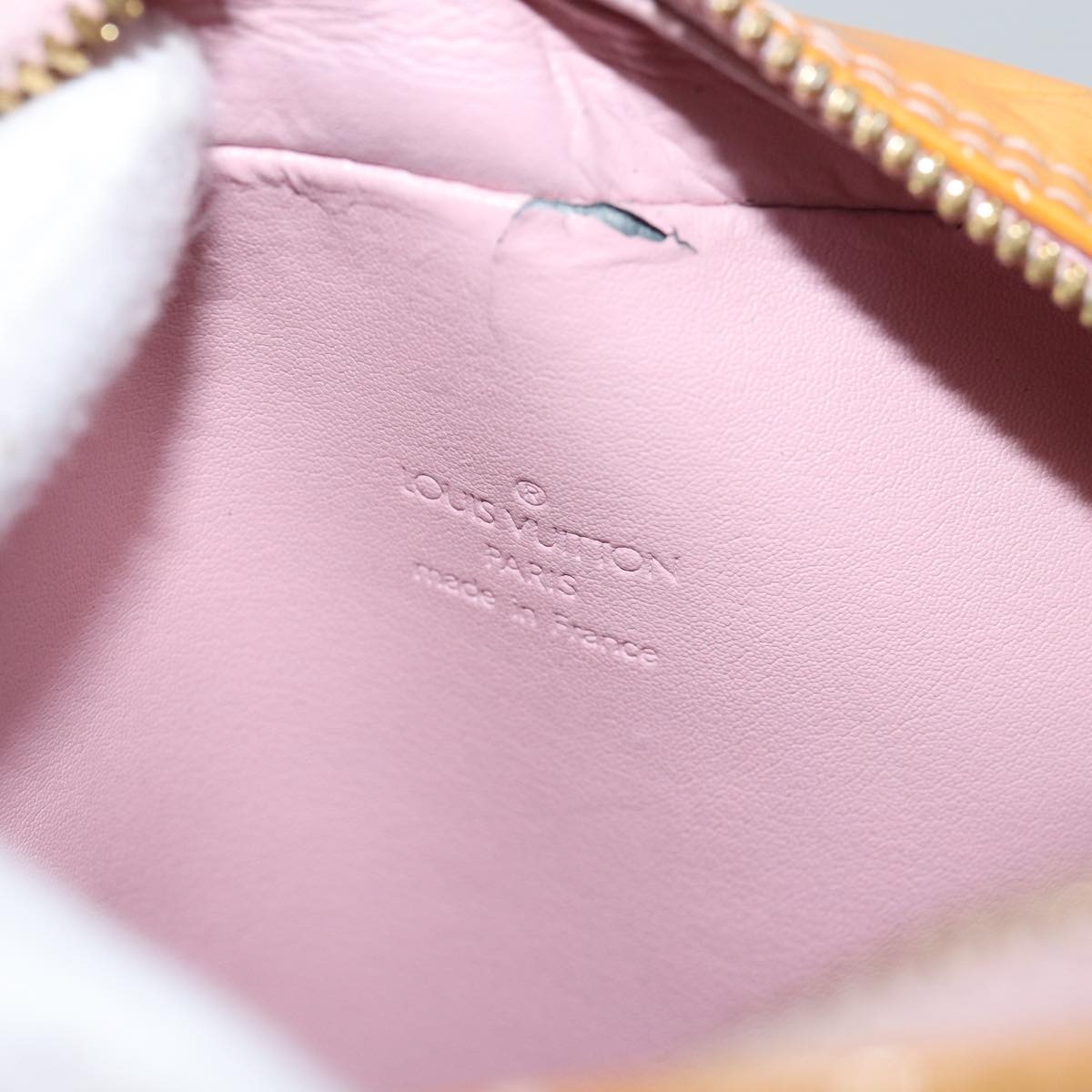 LOUIS VUITTON Monogram Vernis Wooster Bag Marshmallow Pink M91037 bs14704