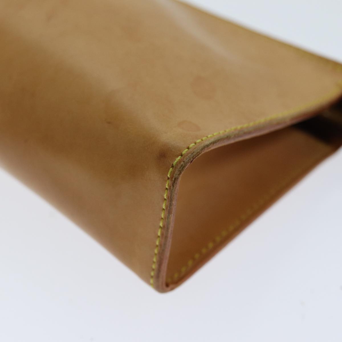 LOUIS VUITTON Nomad Accessory Pouch Leather Beige LV bs14705