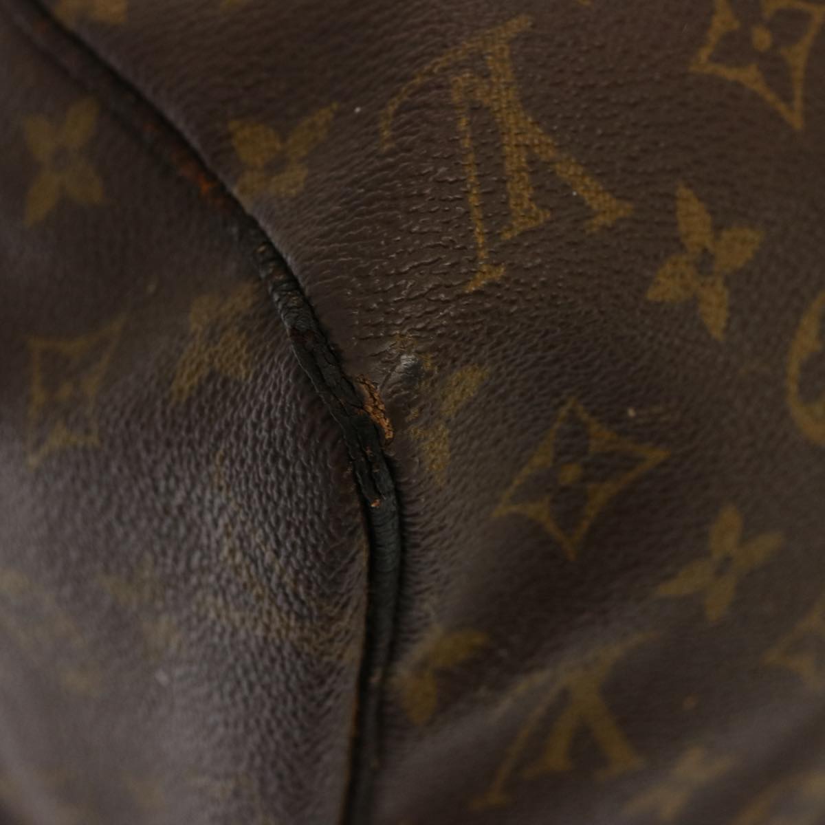 LOUIS VUITTON Monogram Sac Souple 45 Boston Bag M41624 LV bs14742