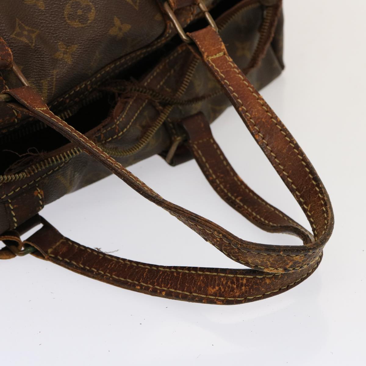 LOUIS VUITTON Monogram Sac Souple 45 Boston Bag M41624 LV bs14742