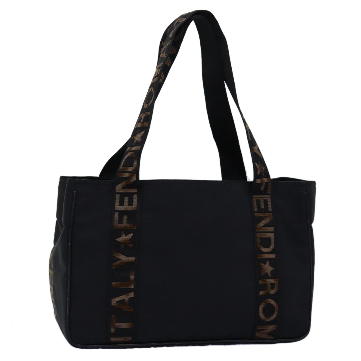 Luxury Fendi Tote Bag Nylon Blackbs14772