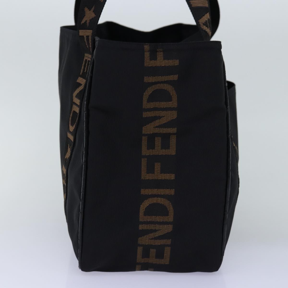 Luxury Fendi Tote Bag Nylon Blackbs14772