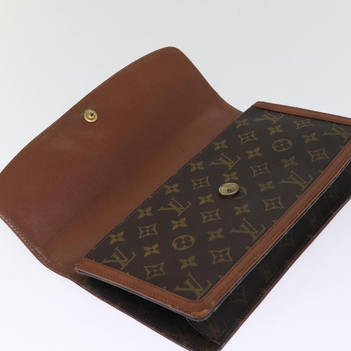 LOUIS VUITTON Monogram Pochette Dam GM Clutch Bag M51810 LV bs14816