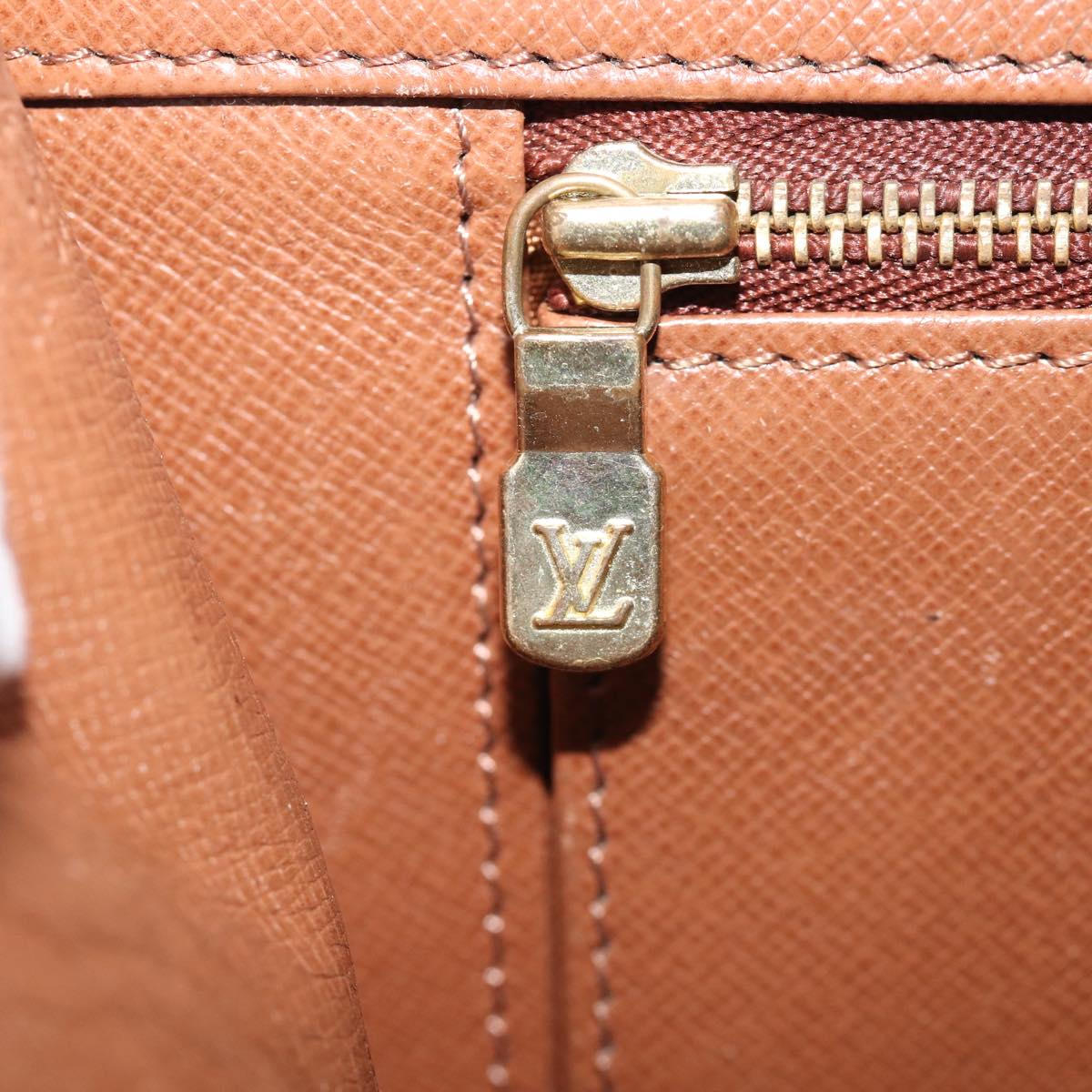 LOUIS VUITTON Monogram Pochette Dam GM Clutch Bag M51810 LV bs14816