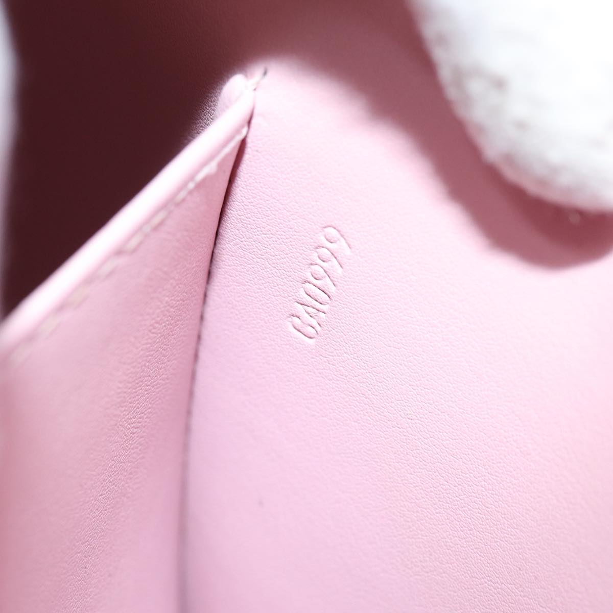 LOUIS VUITTON Monogram Vernis Columbus Bag Marshmallow Pink M91032 bs14822