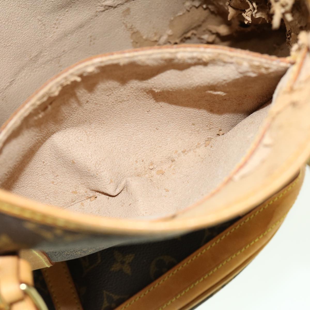 LOUIS VUITTON Monogram Bucket GM Shoulder Bag M42236 LV bs1484