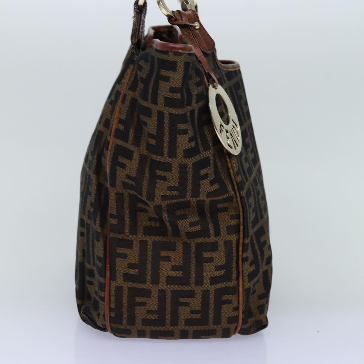 Luxury Fendi Zucca Canvas Tote Bag Black Brownbs14857