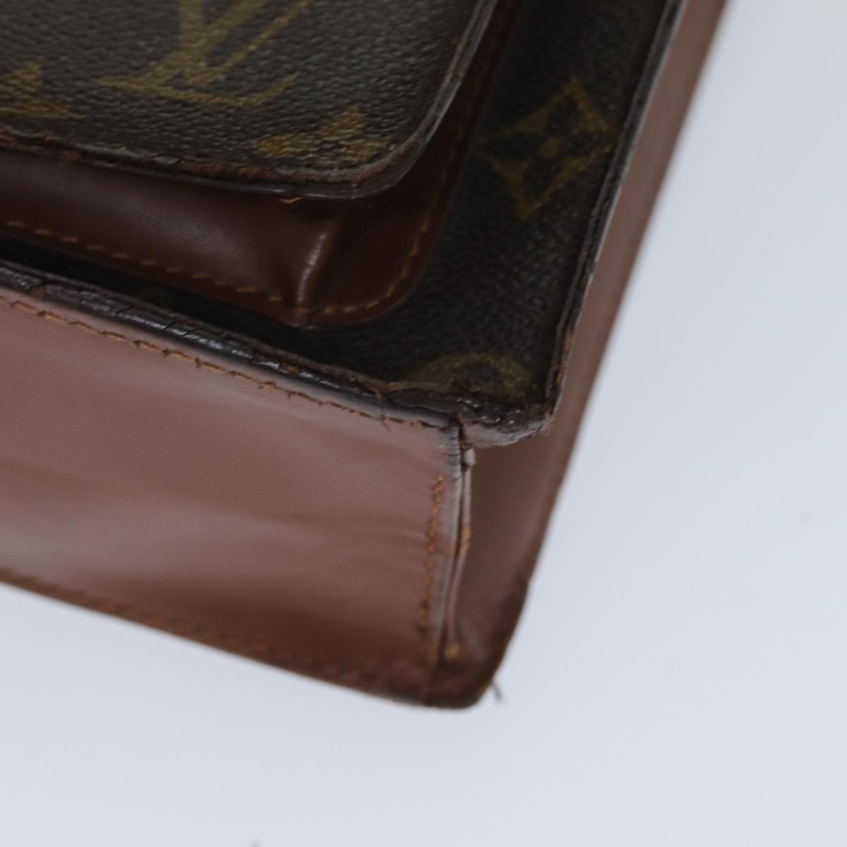 LOUIS VUITTON Monogram Monceau 26 Shoulder Bag M51187 LV bs14955