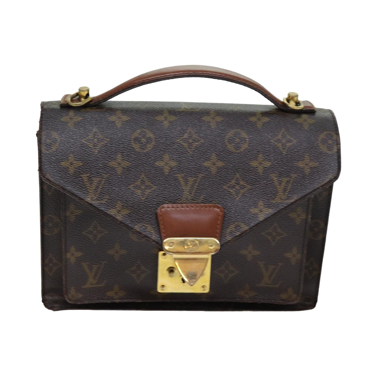 LOUIS VUITTON Monogram Monceau 26 Shoulder Bag M51187 LV bs14955