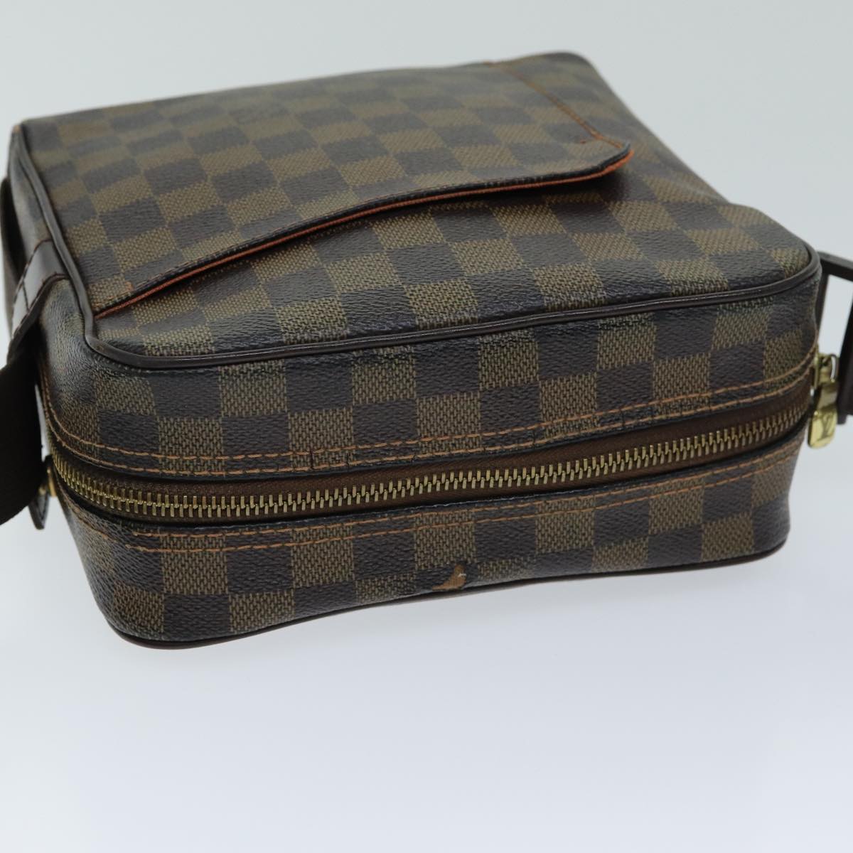 LOUIS VUITTON Damier Ebene Olaf PM Shoulder Bag N41442 LV bs15023