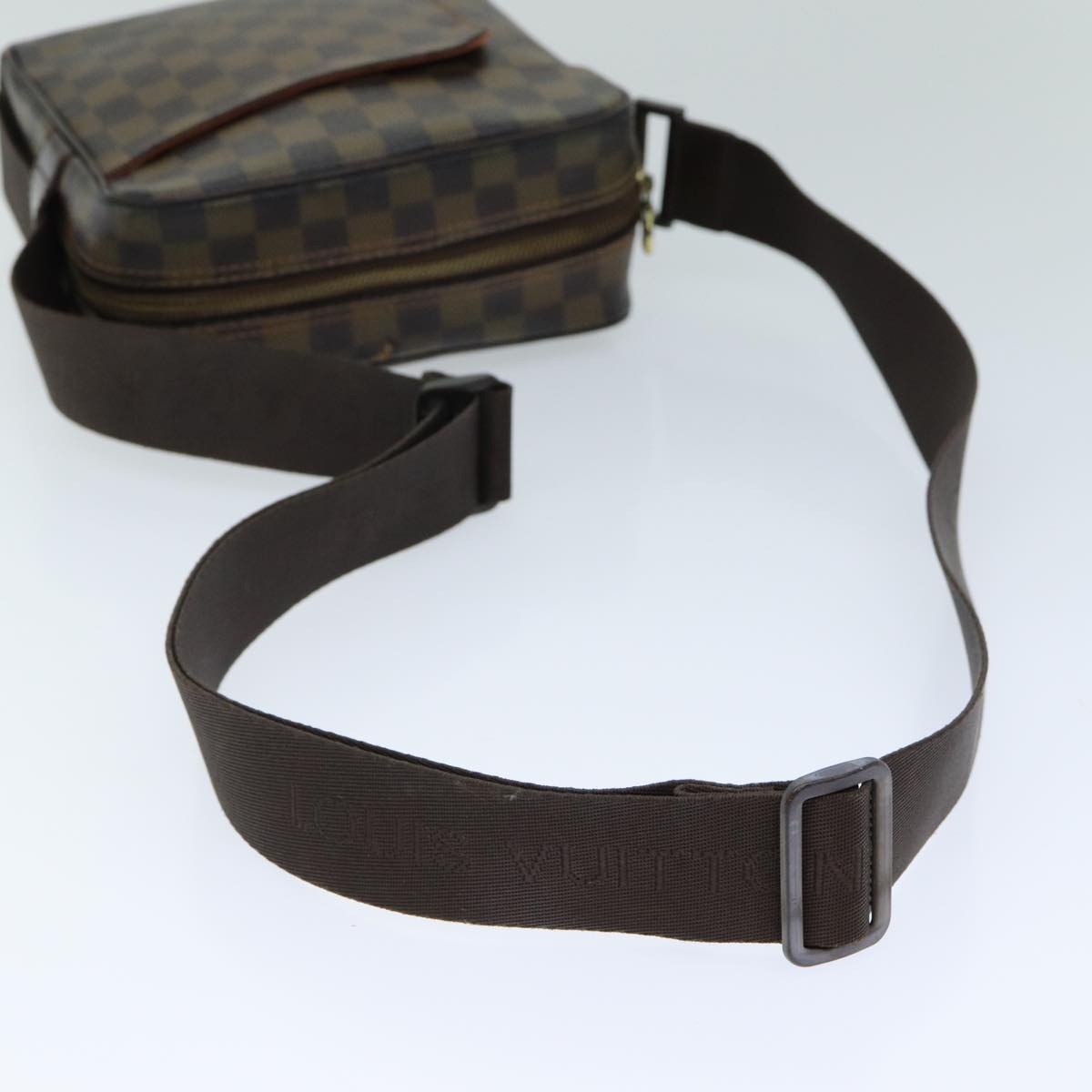 LOUIS VUITTON Damier Ebene Olaf PM Shoulder Bag N41442 LV bs15023