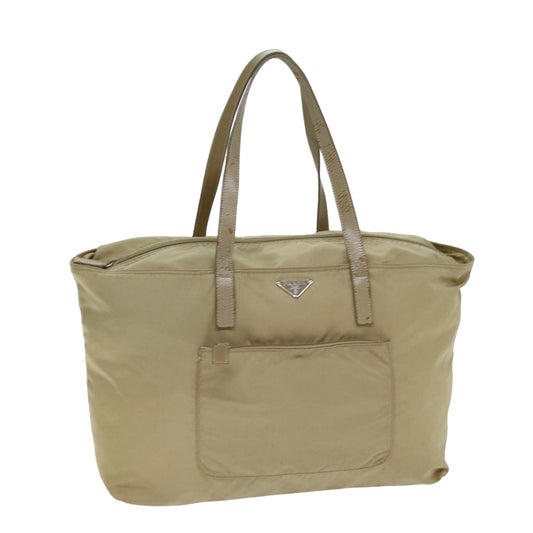 Luxury PradaTote Bag Nylon Beige bs15117