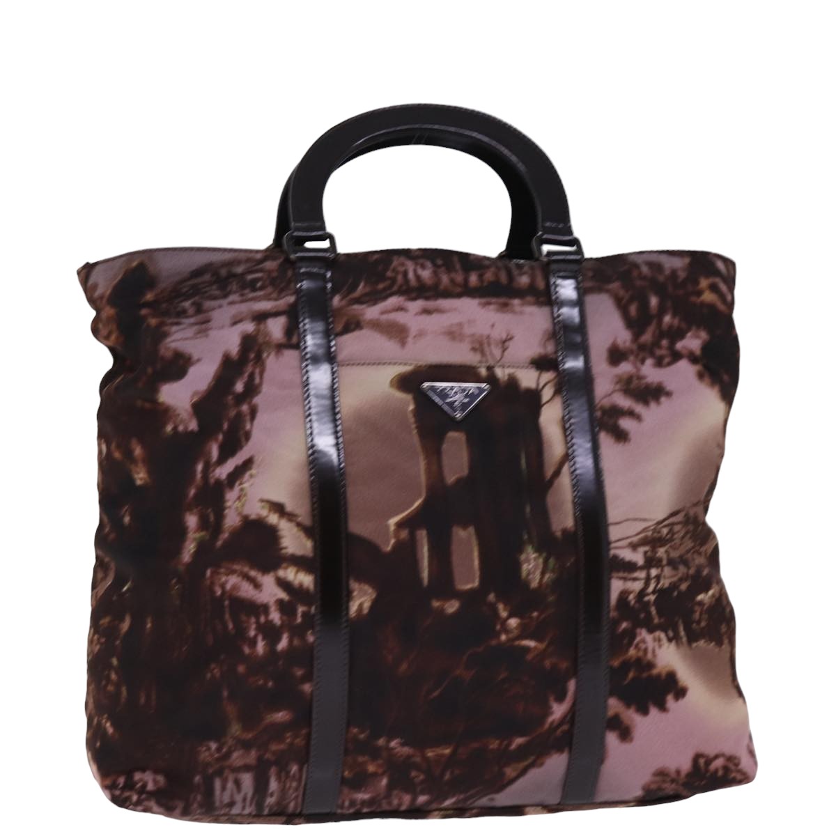 Luxury PradaHand Bag Nylon Brown bs15166