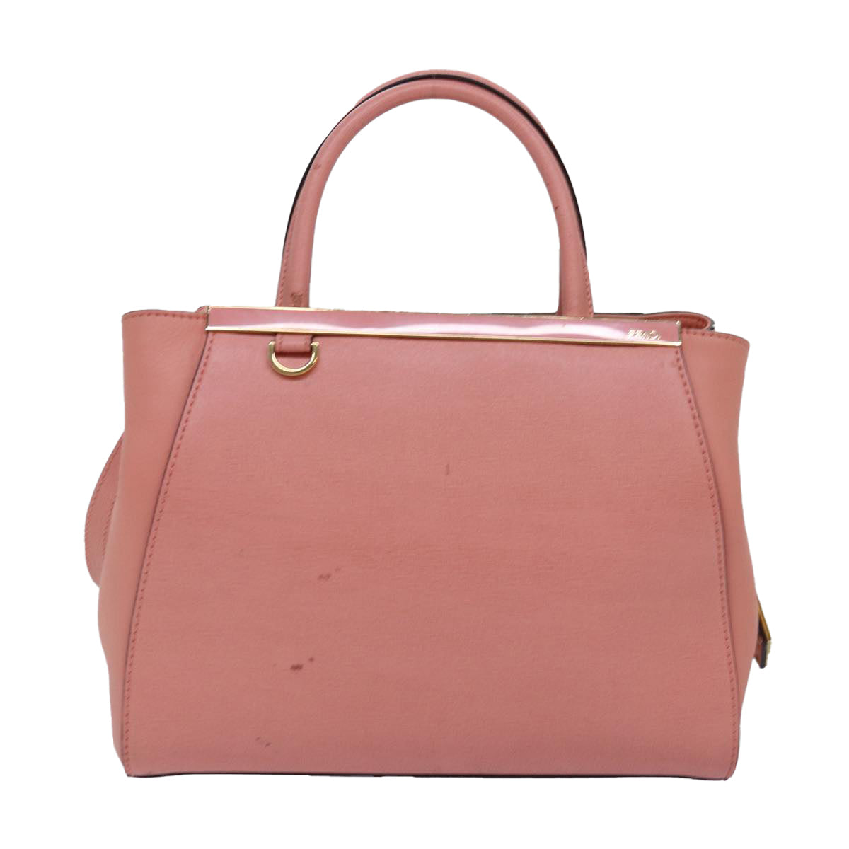 Luxury Fendi To joule Hand Bag Leather 2way Pinkbs15234