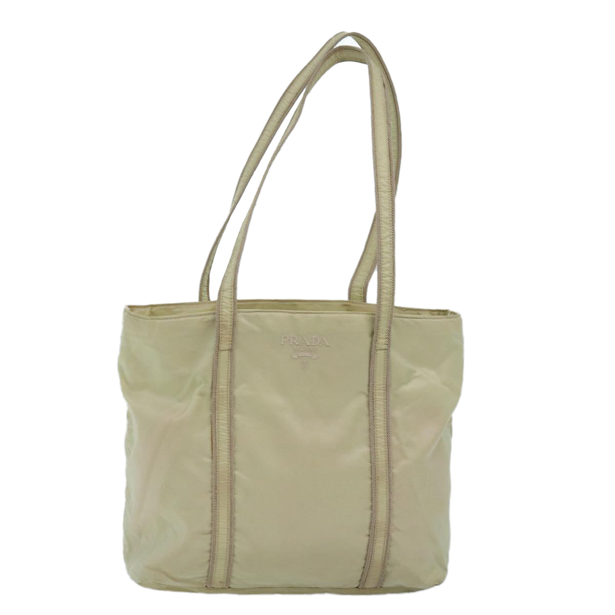 Luxury PradaTote Bag Nylon Beige bs15267