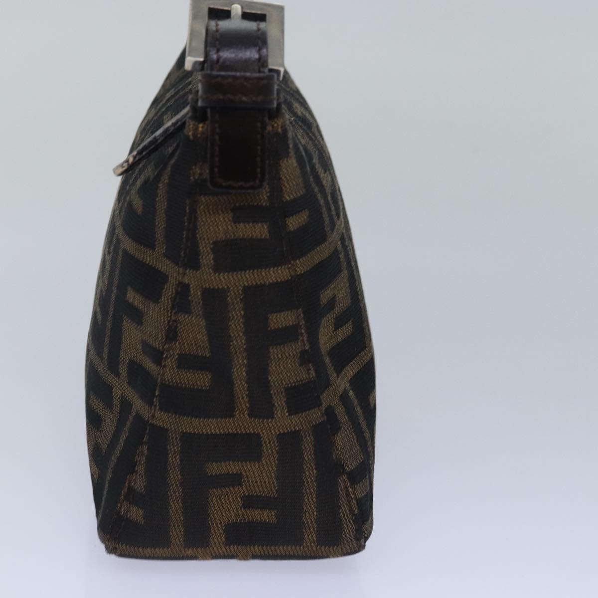 Luxury Fendi Zucca Canvas Hand Bag Brown Blackbs15445