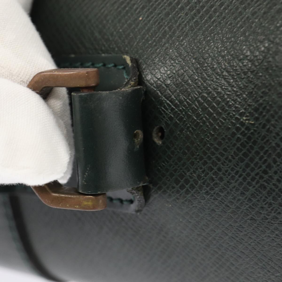 LOUIS VUITTON Taiga Portable Gibbechère Garment Cover Epicea M30694 bs15538