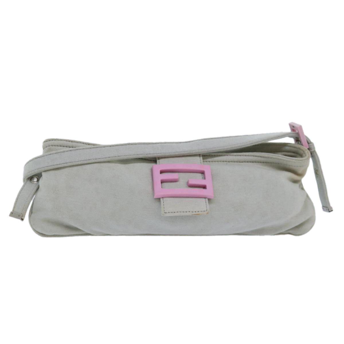 Luxury Fendi Shoulder Bag Nylon Graybs15669