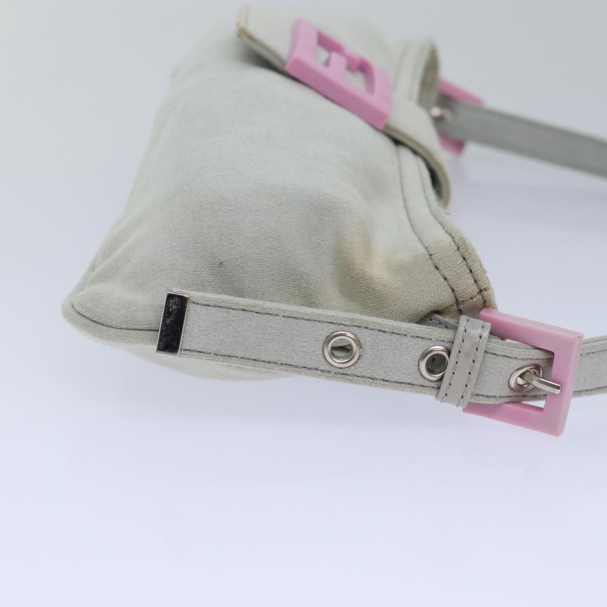 Luxury Fendi Shoulder Bag Nylon Graybs15669