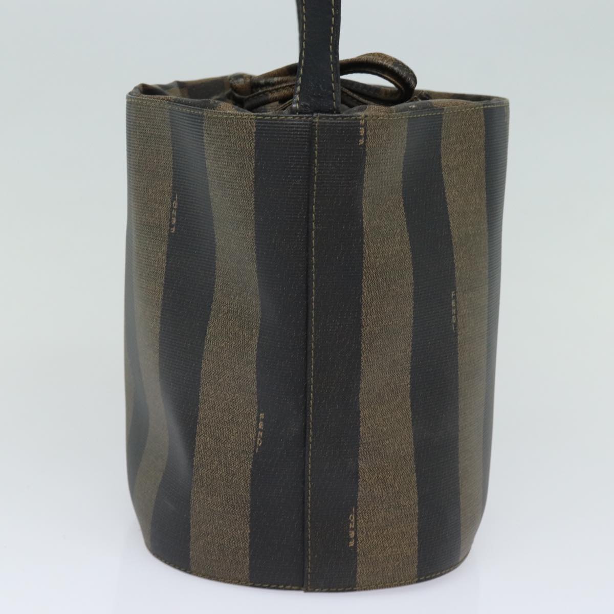 Luxury Fendi Pecan Canvas Shoulder Bag Brown Blackbs15713