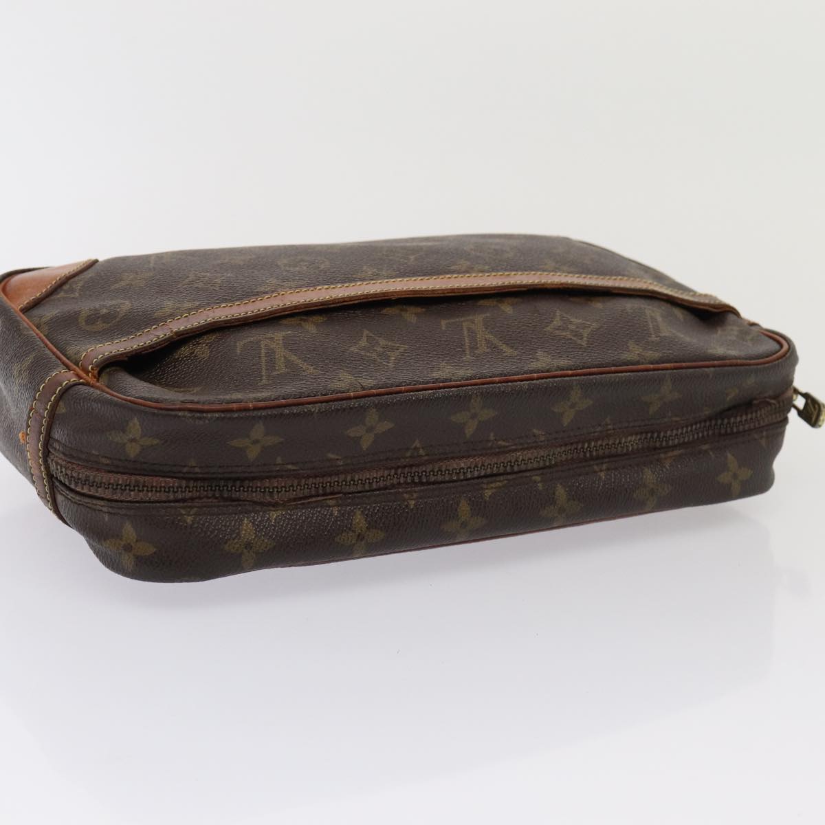 LOUIS VUITTON Monogram Compiegne 28 Clutch Bag M51845 LV bs15907