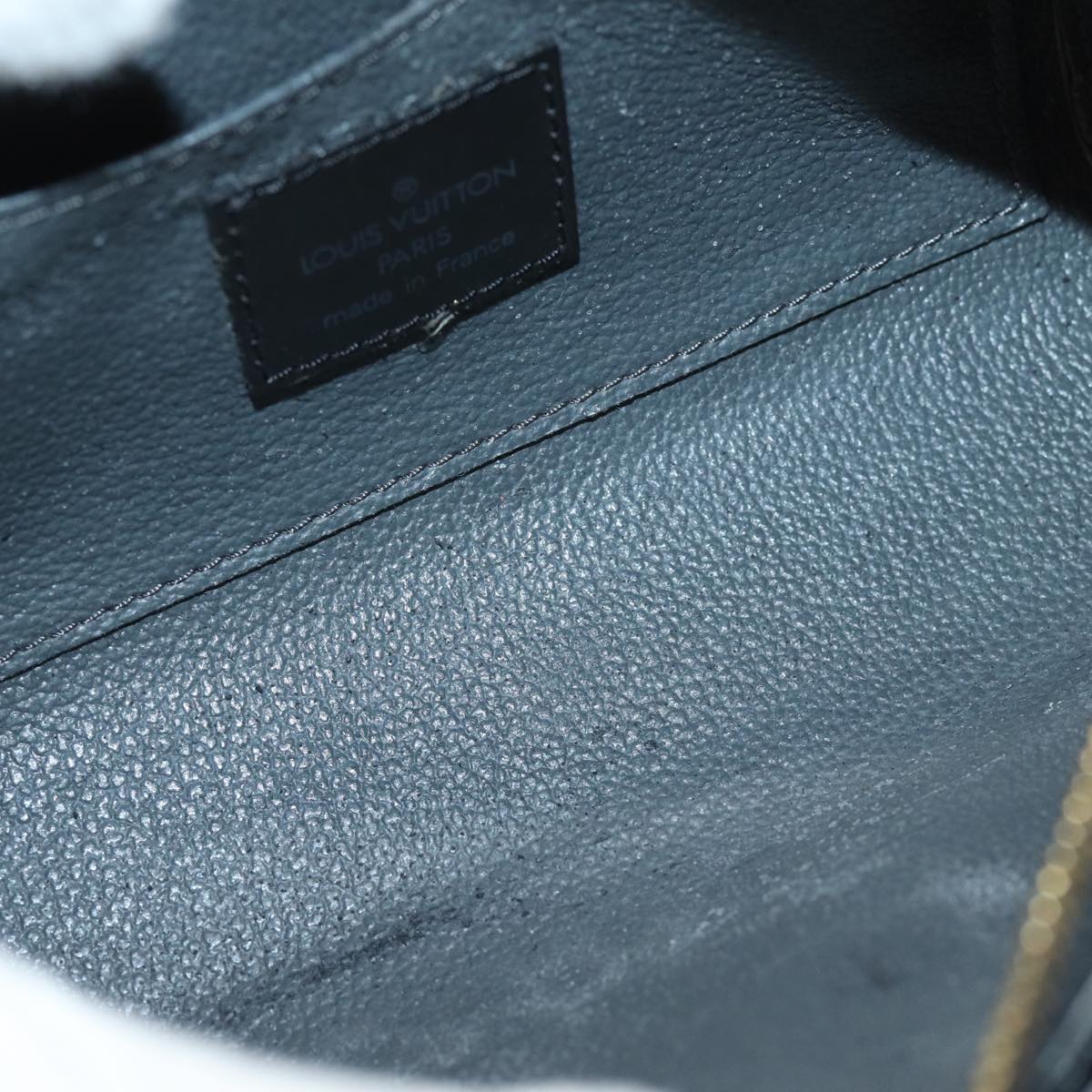 LOUIS VUITTON Epi Dauphine PM Pouch Black M48442 LV bs15910
