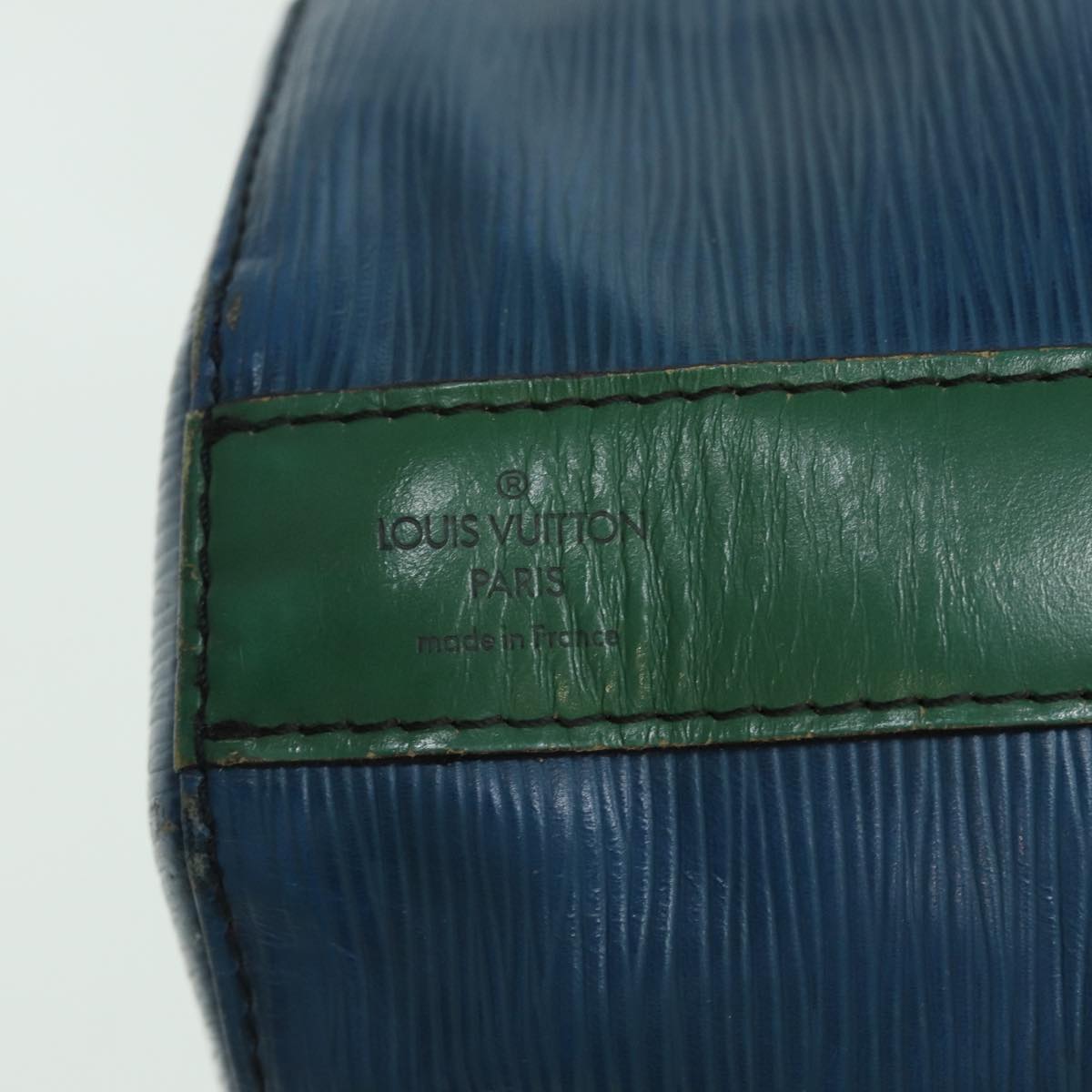 LOUIS VUITTON Epi Sac Depaule PM Shoulder Bag Bicolor Blue Green bs15925