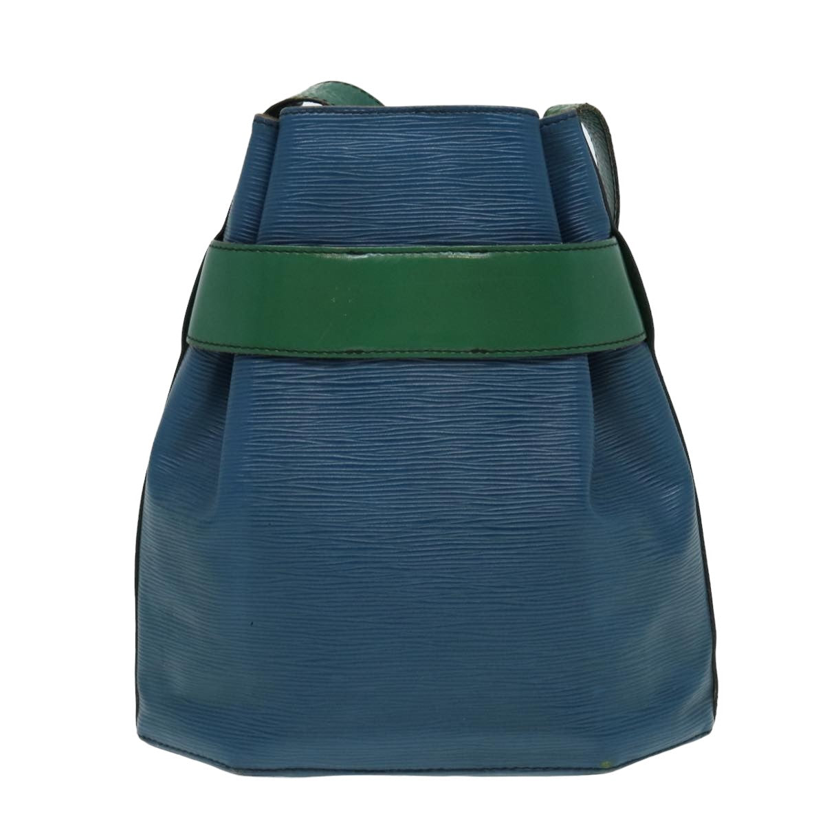 LOUIS VUITTON Epi Sac Depaule PM Shoulder Bag Bicolor Blue Green bs15925