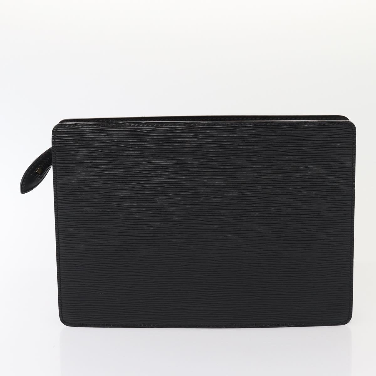 LOUIS VUITTON monogram epi taiga Clutch Bag 4Set Black LV bs15948