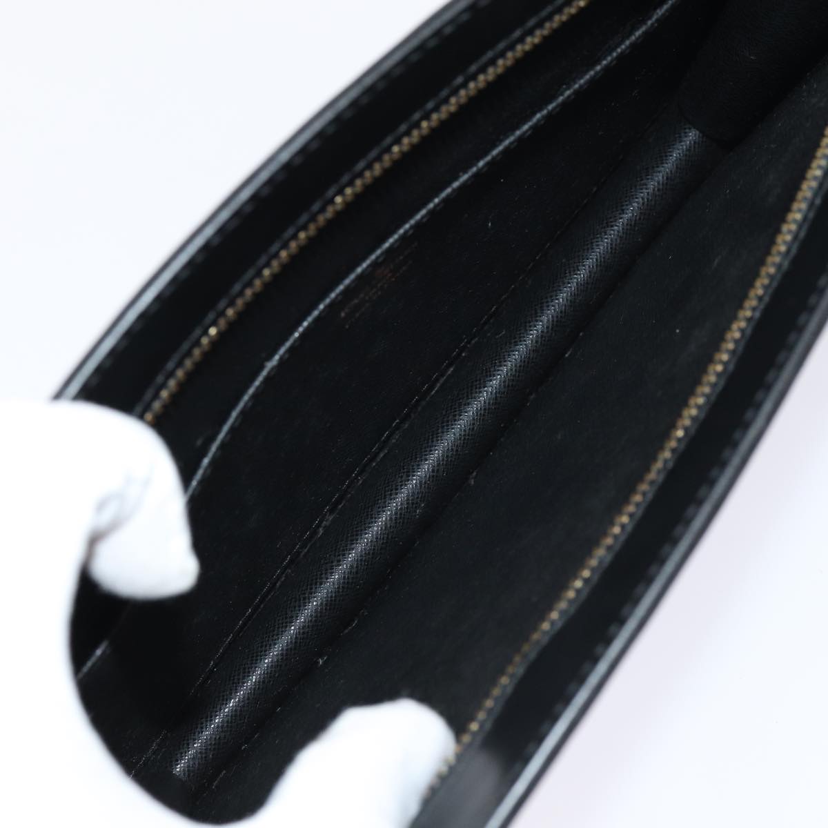 LOUIS VUITTON monogram epi taiga Clutch Bag 4Set Black LV bs15948