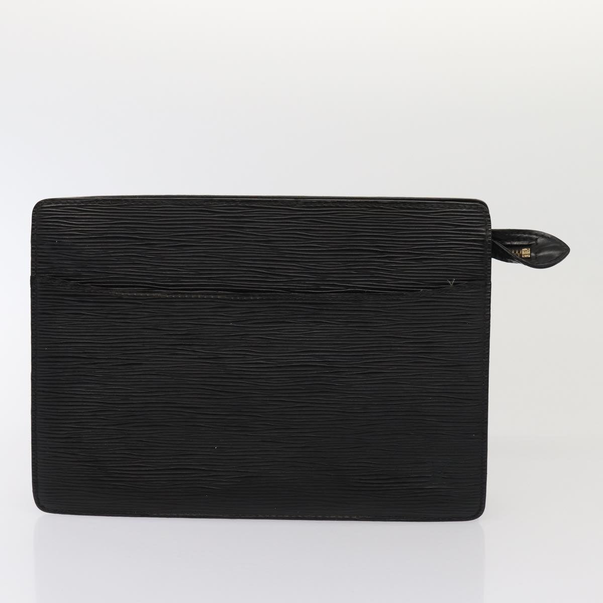 LOUIS VUITTON monogram epi taiga Clutch Bag 4Set Black LV bs15948