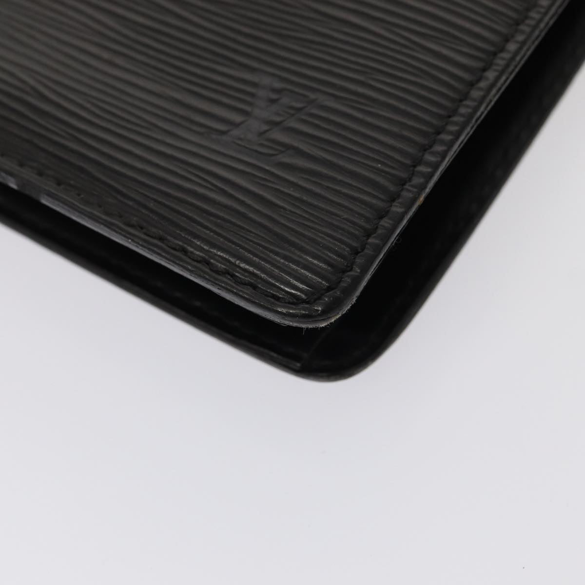 LOUIS VUITTON monogram epi taiga Clutch Bag 4Set Black LV bs15948