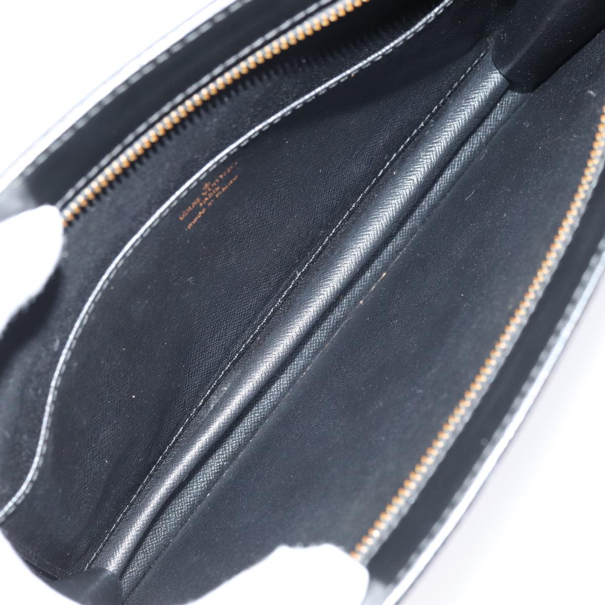 LOUIS VUITTON monogram epi taiga Clutch Bag 4Set Black LV bs15948