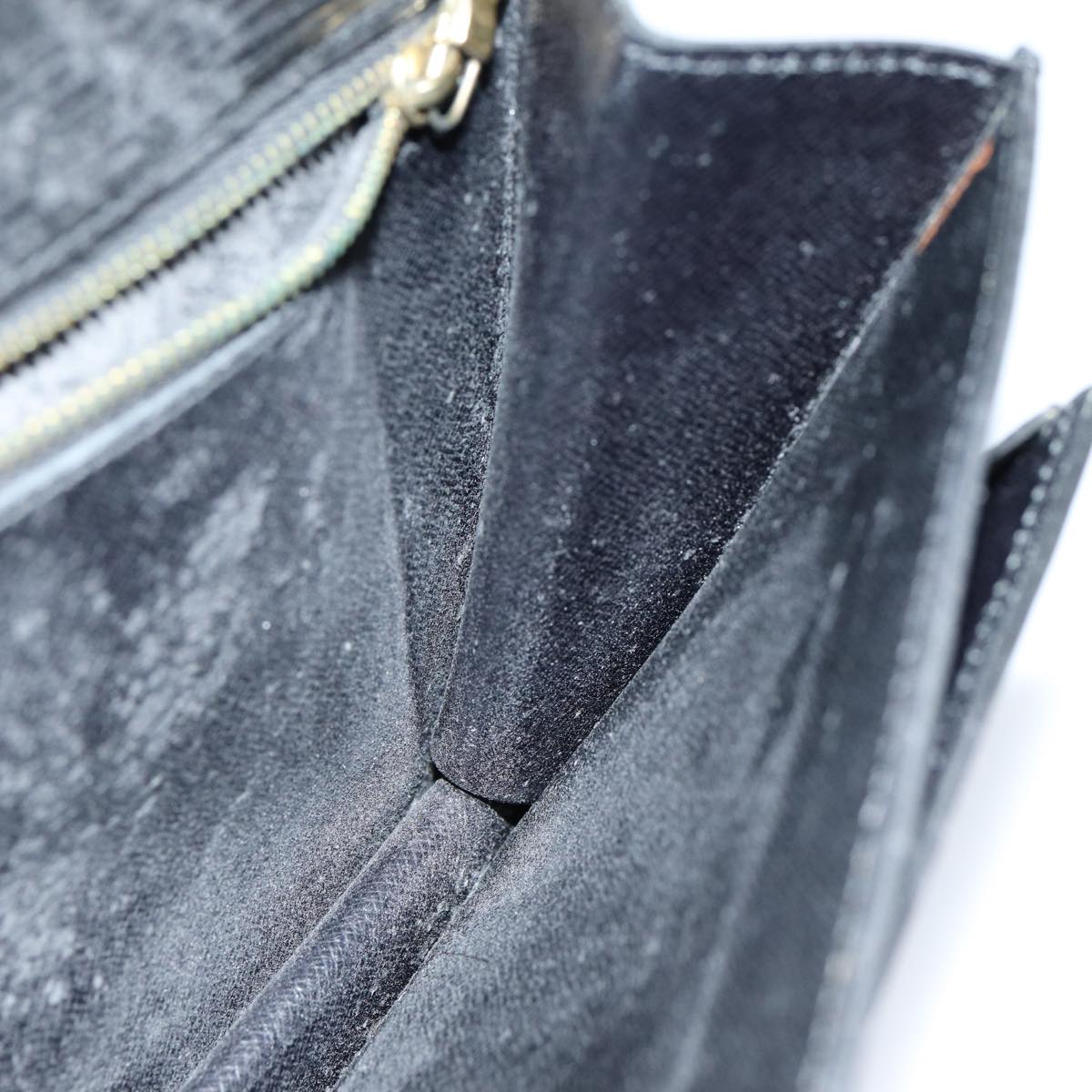 LOUIS VUITTON Epi Serie Dragonne Hand Bag Black Noir M52612 LV bs15975