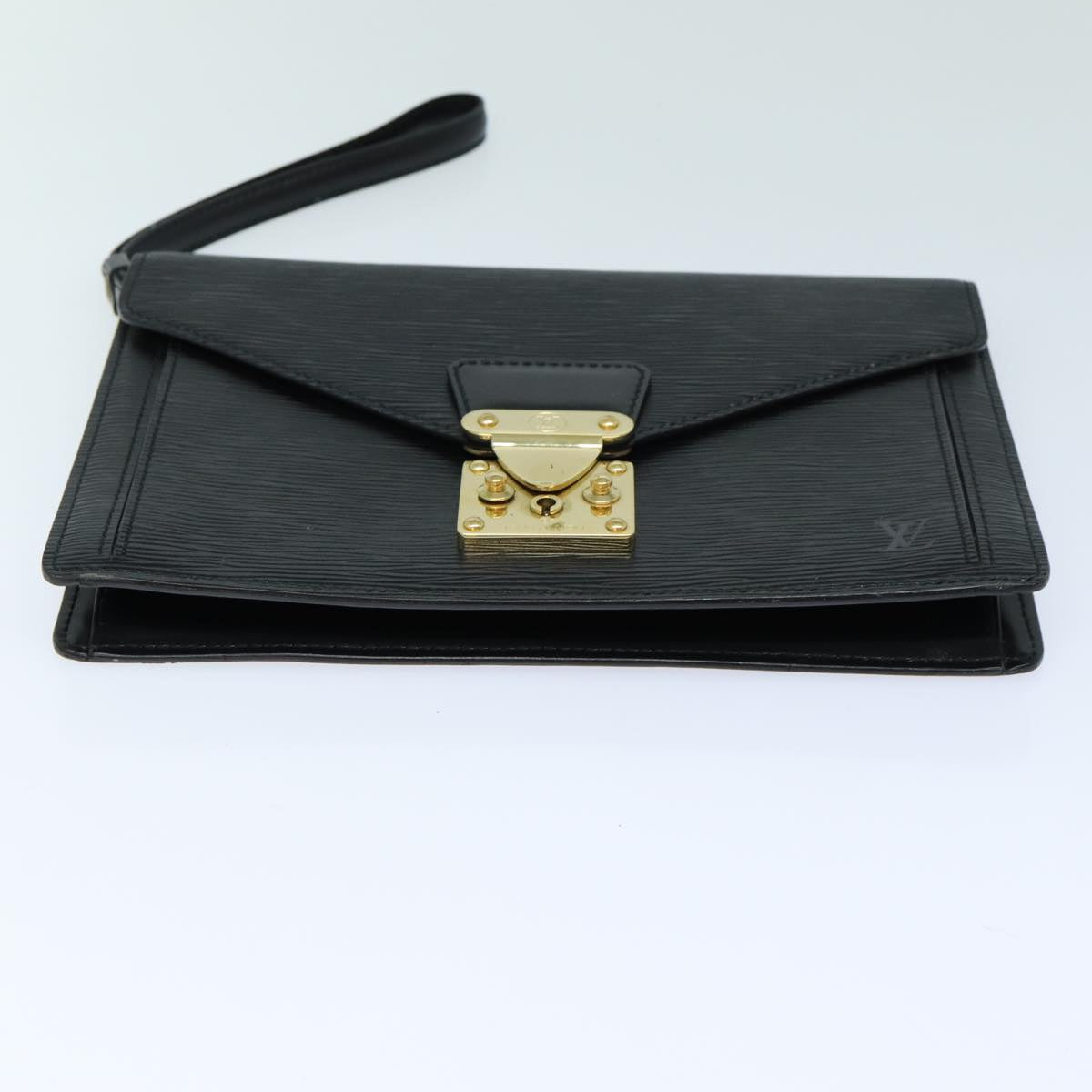 LOUIS VUITTON Epi Serie Dragonne Hand Bag Black Noir M52612 LV bs15975