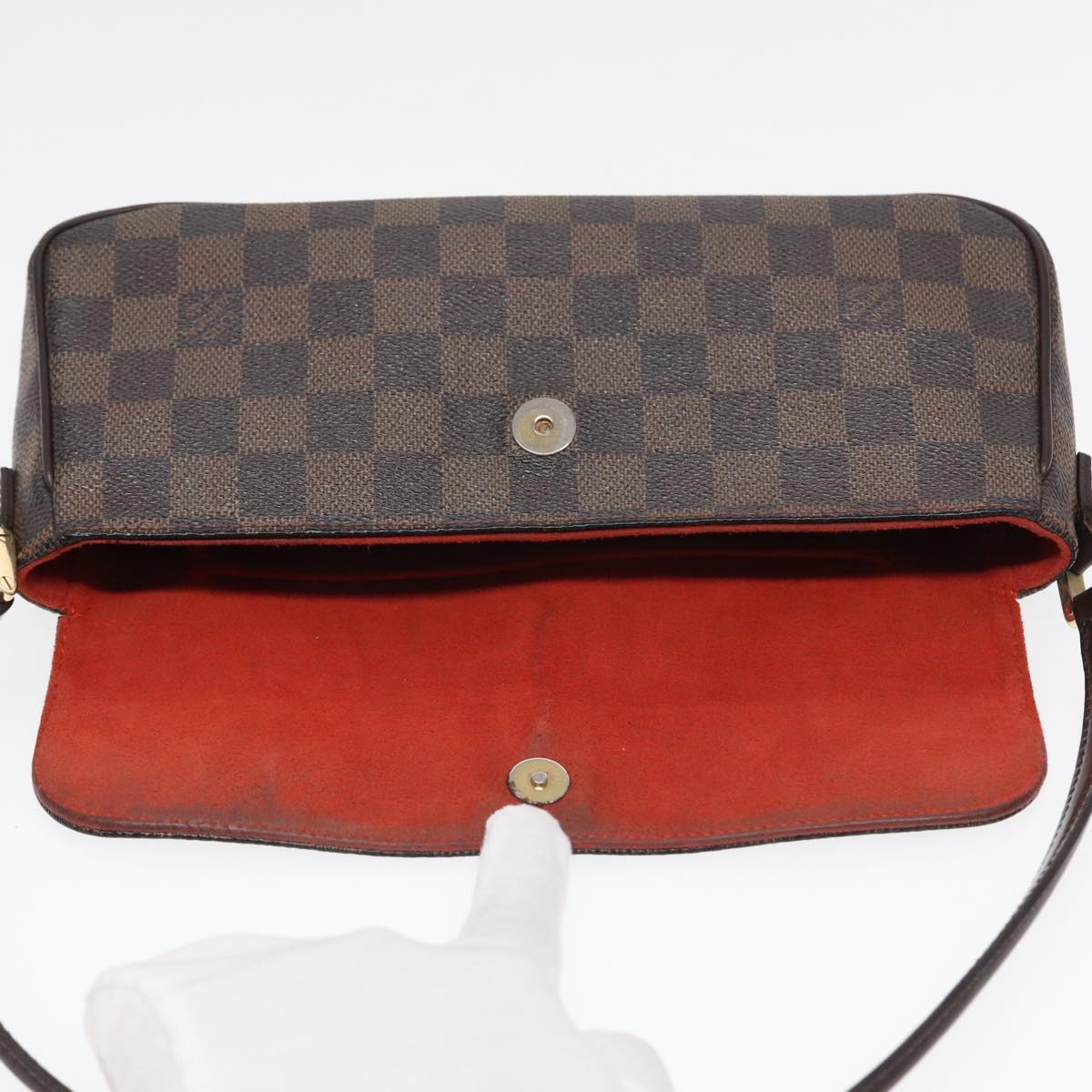 LOUIS VUITTON Damier Ebene Recoleta Shoulder Bag N51299 LV bs15976