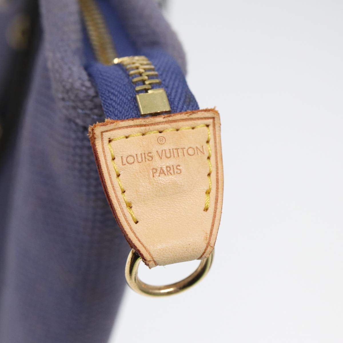 LOUIS VUITTON Antigua Cabas GM Tote Bag Blue M40083 LV bs15986