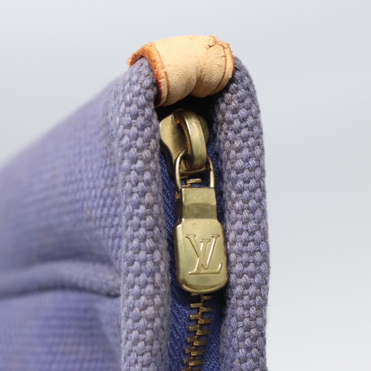 LOUIS VUITTON Antigua Cabas GM Tote Bag Blue M40083 LV bs15986