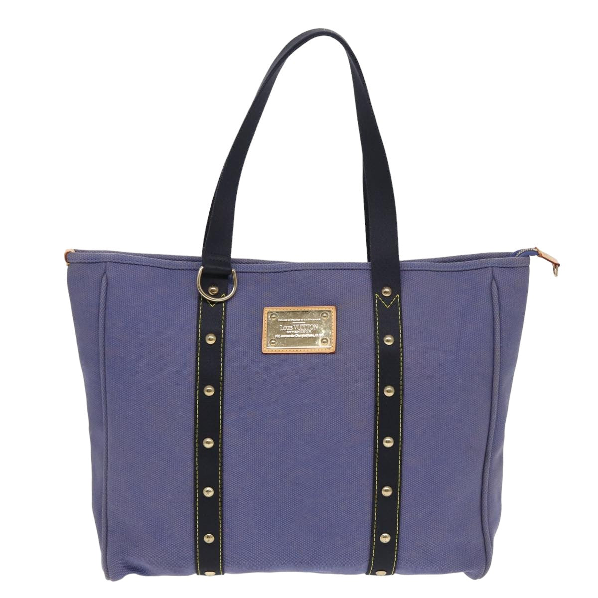 LOUIS VUITTON Antigua Cabas GM Tote Bag Blue M40083 LV bs15986