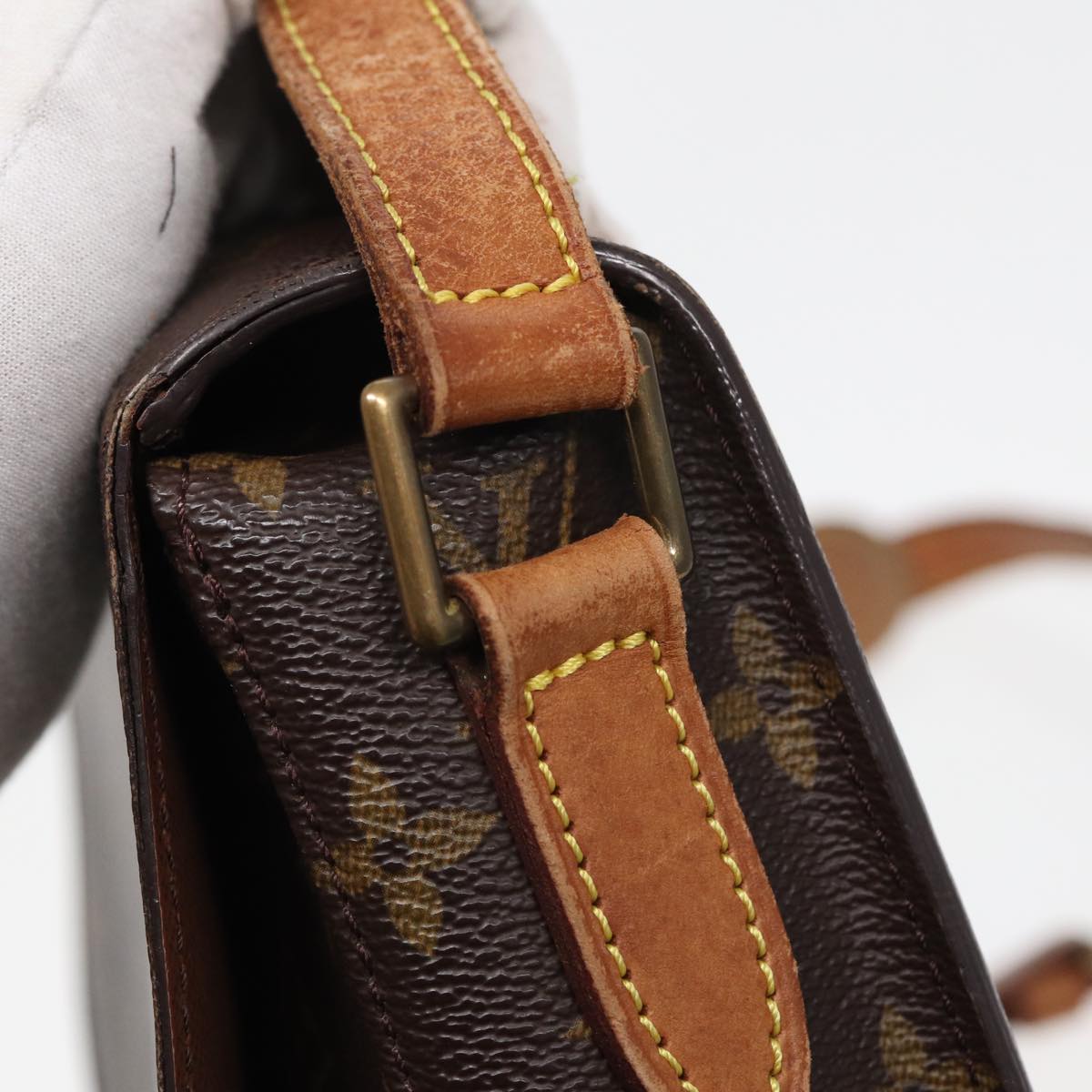LOUIS VUITTON Monogram Saint Cloud GM Shoulder Bag M51242 LV bs15992