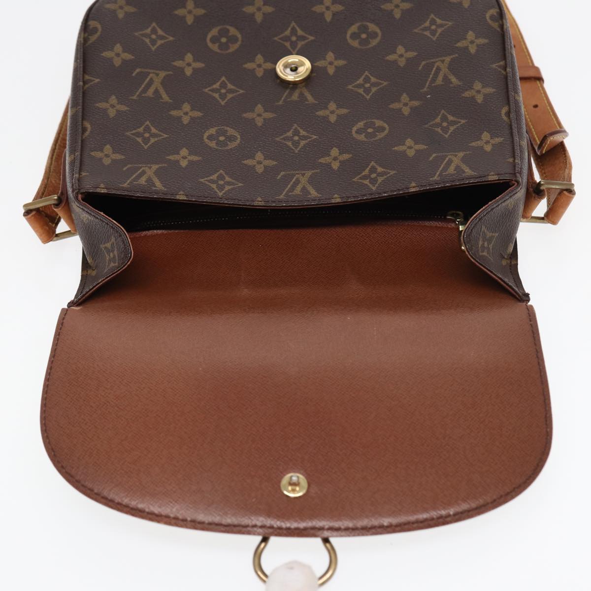 LOUIS VUITTON Monogram Saint Cloud GM Shoulder Bag M51242 LV bs15992