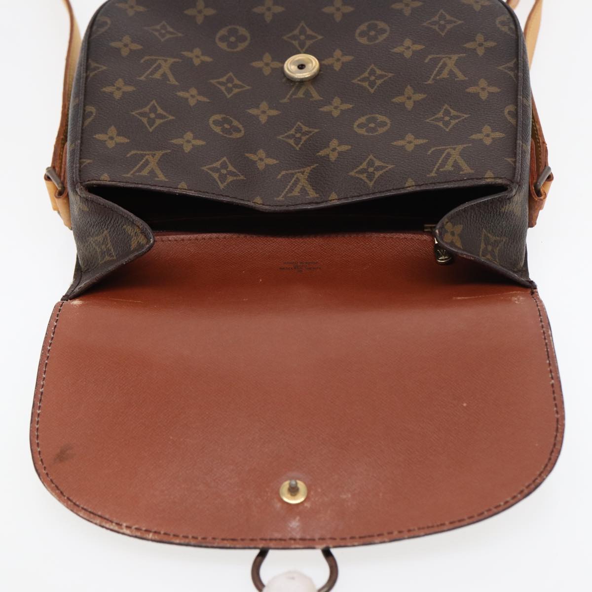 LOUIS VUITTON Monogram Saint Cloud GM Shoulder Bag M51242 LV bs15993